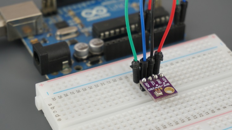 Arduino BME280 Read Temperature, Humidity, and Pressure Sketch