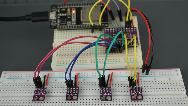 BME280 Demonstration TCA9548A I2C Multiplexer Sensor Module