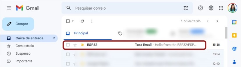 test email sent from EPS32/ESP8266 using MicroPython (inbox)