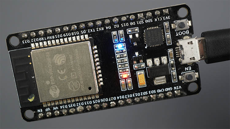 ESP32 board Built in LED turned on HIGH