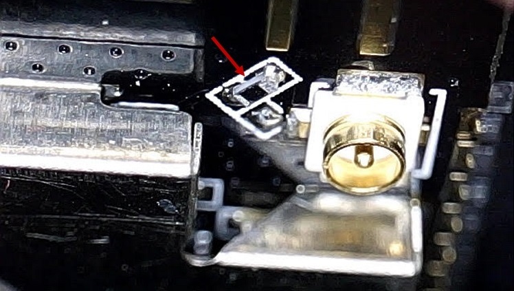 esp32-cam connected to built-in antenna