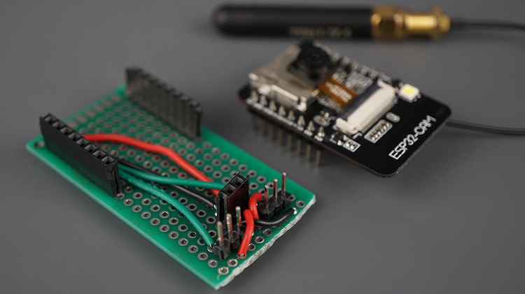 ESP32-CAM Pan and Tilt Prototype Board