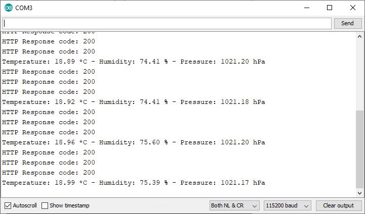 Testing the ESP32 Client Serial Monitor Arduino IDE