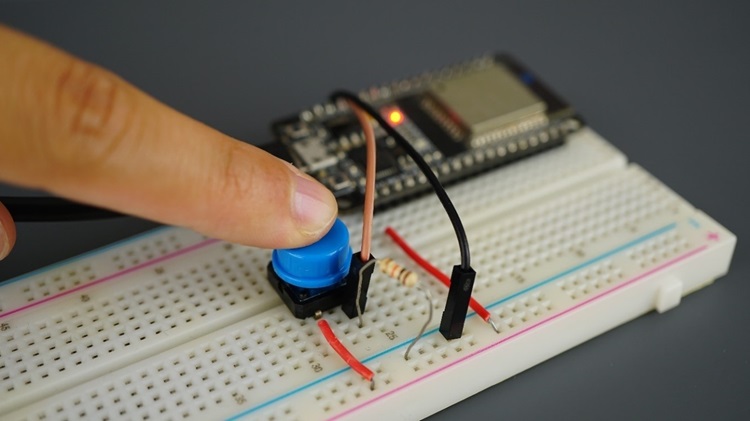 ESP32 Deep Sleep External Wake Up with Pushbutton