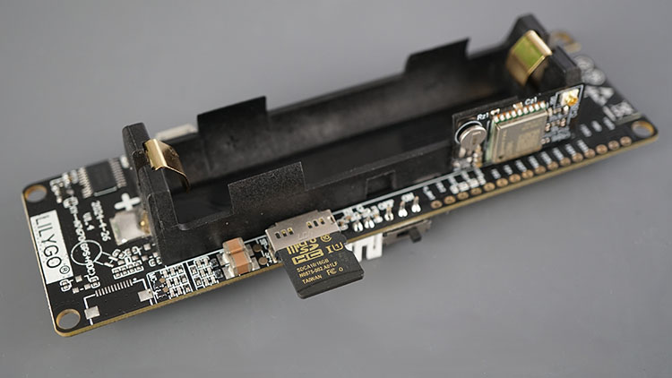 ESP32 LILYGO TTGO T-A7670G Dev Board MicroSD Card Battery Holder