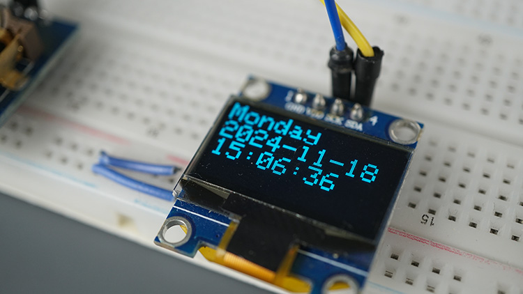 ESP32 Digital Clock with RTC and OLED