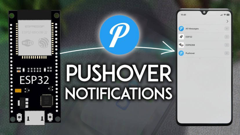 ESP32 Send Pushover Notifications Arduino IDE