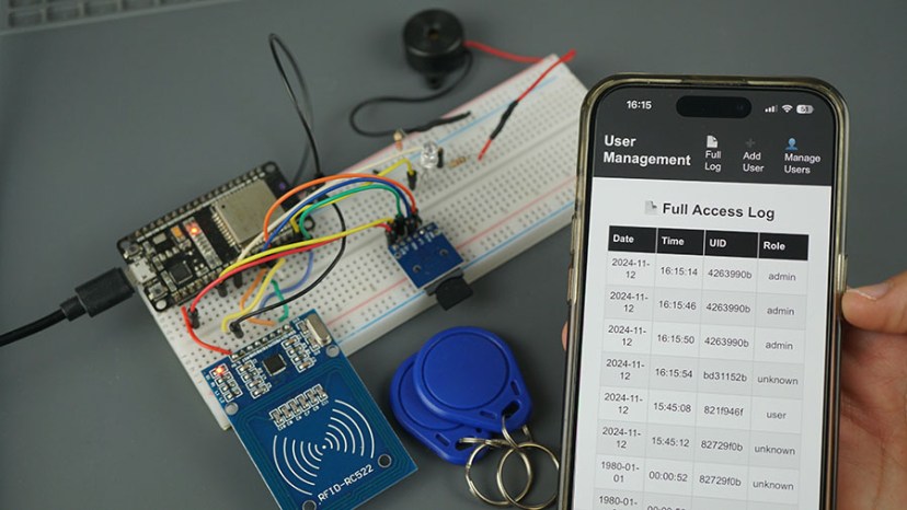 ESP32 RFID User Management System Project Demonstration