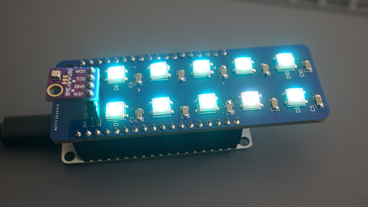 ESP32 Status Indicator Sensor PCB Shield Station Mode