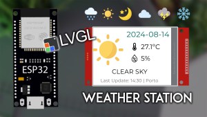 ESP32 TFT Display Weather Station Description Temperature Humidity