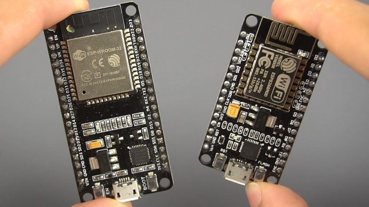 ESP32 vs ESP8266 Development Boards