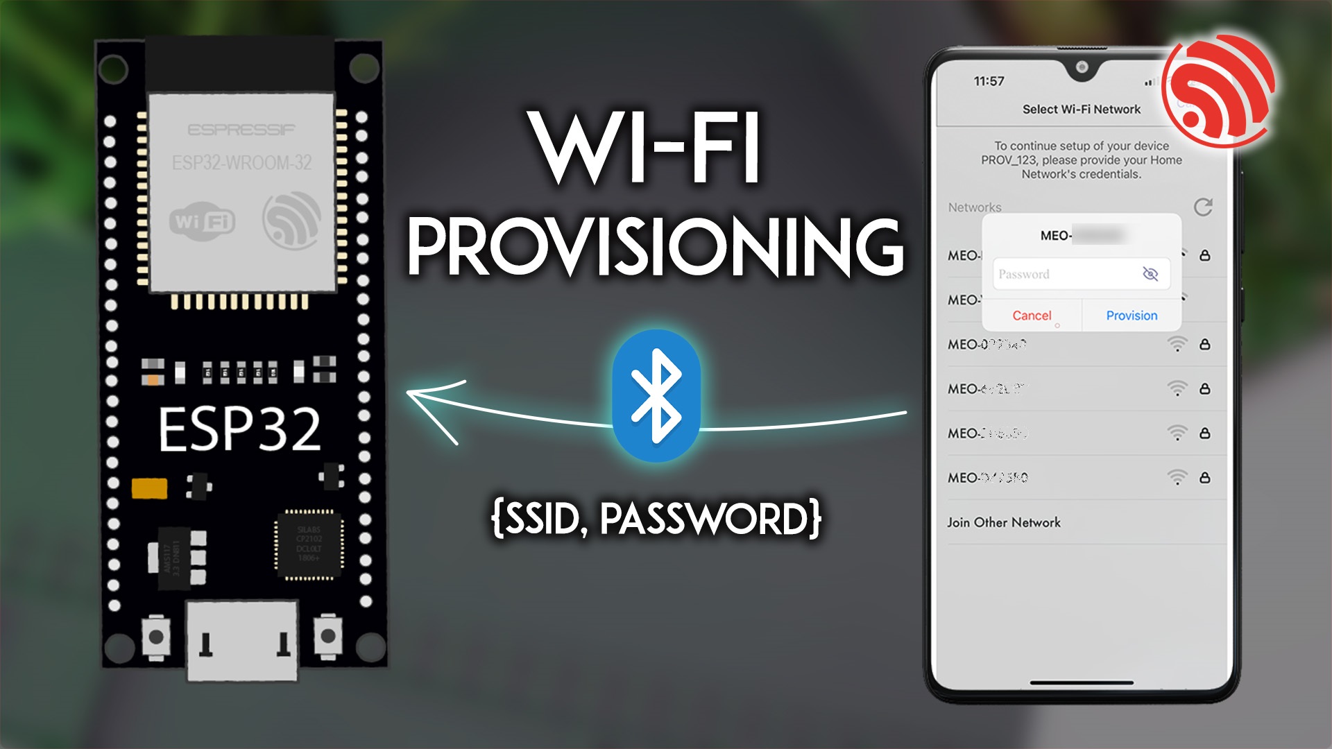 ESP32 Wi-Fi Provisioning via BLE Arduino IDE