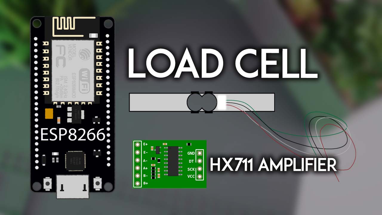 ESP8266 NodeMCU with Load Cell and HX711 Amplifier (Digital Scale)
