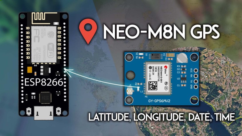 ESP8266 NodeMCU with NEO-M8N GPS Module Arduino IDE