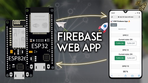 Firebase with ESP eBook - Part 4: Creating a Firebase Web App