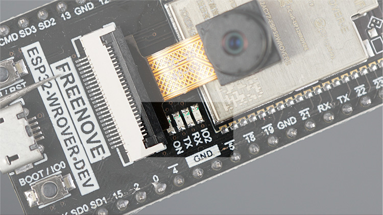 Freenove ESP32-Wrover Cam onboard LEDs