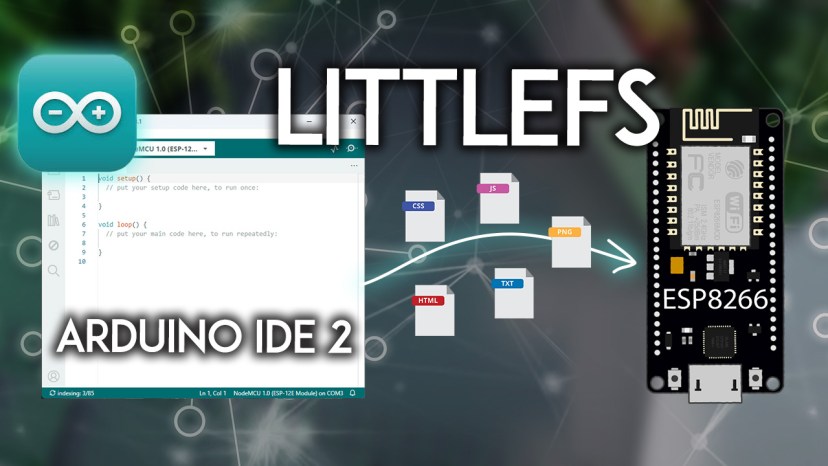 Install ESP8266 LittleFS Uploader in Arduino IDE 2 (Upload Files to the Filesystem)