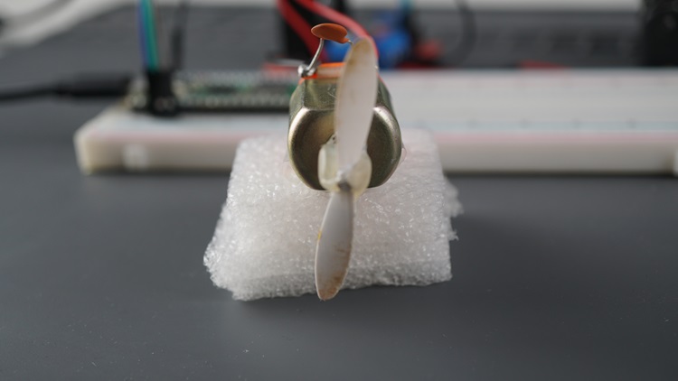 mini DC motor stopped