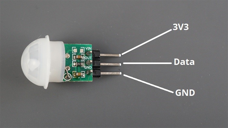 Mini pir motion sensor pinout