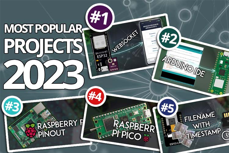 Radnom Nerd Tutorials - Most Popular projects 2023