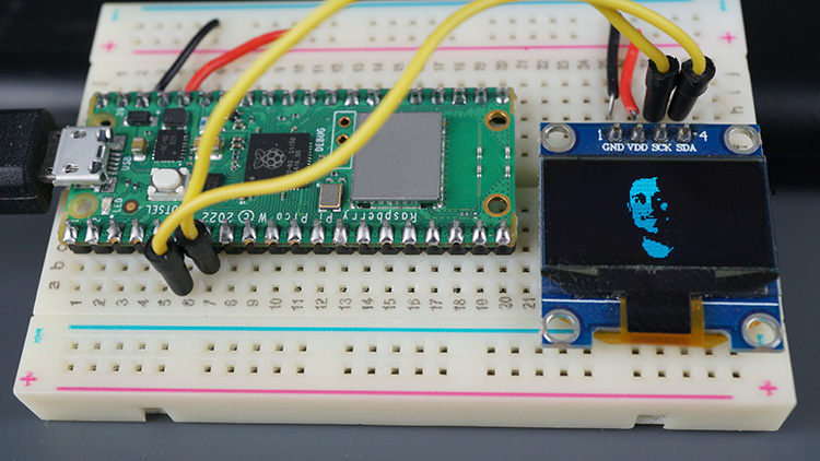 Raspberry Pi Pico OLED Display Bitmap Images
