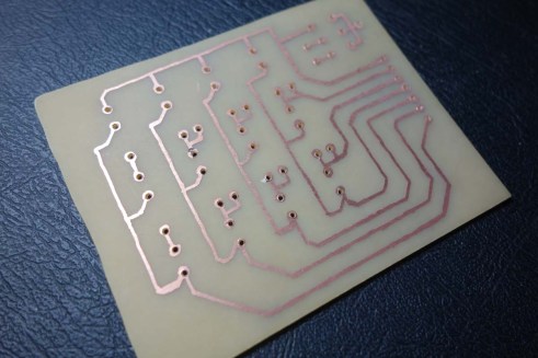PCB back drilled