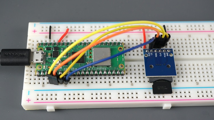 Raspberry Pi Pico with microSD Card