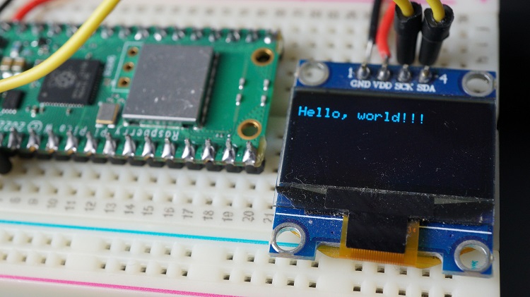 Raspberry Pico OLED Display Basic Example