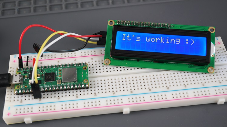 Testing the LCD on a Raspberry Pi Pico
