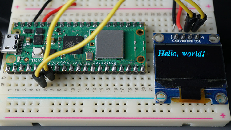 Raspberry Pi Pico OLED Display - Different font type