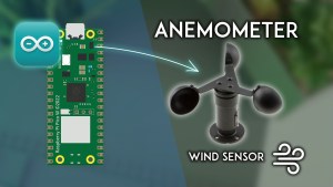 Raspberry Pi Pico with Wind Sensor - Arduino IDE
