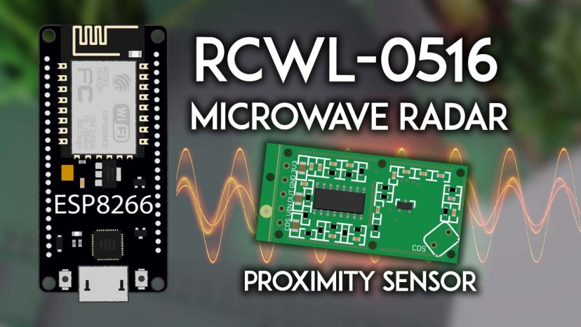 ESP8266 NodeMCU with RCWL-0516 Microwave Radar Proximity Sensor Arduino IDE