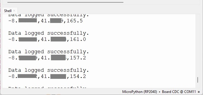 RPi Pico Log GPS Data to a microSD card