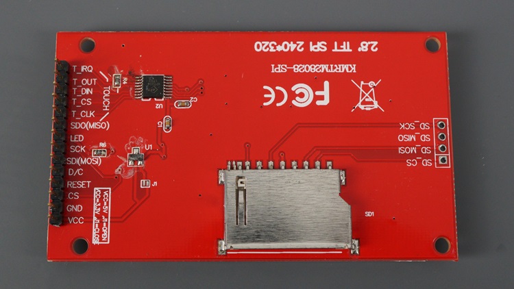 Wiring the TFT LCD Touchscreen Display to the ESP32 Board