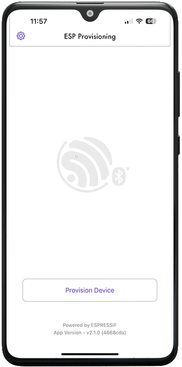Wifi Provisioning App - Provision Device