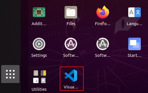 Microsoft Visual Studio Code VS Code Open application Linux Ubuntu