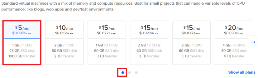 Digital Ocean VPN Sign Up Droplet Pricing Mosquitto MQTT Broker