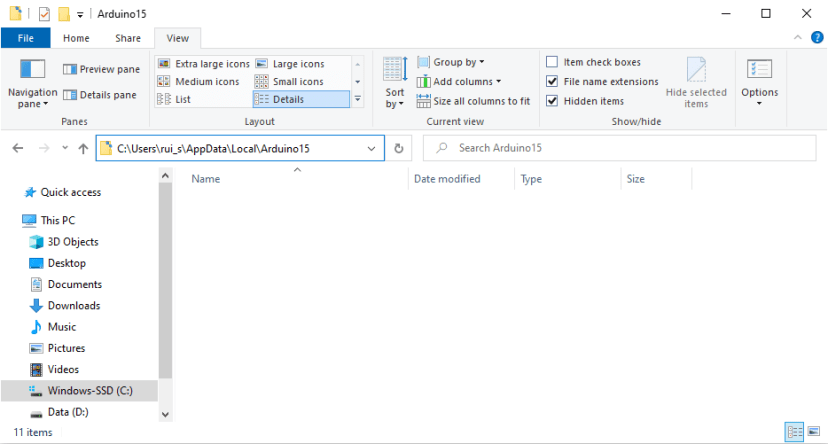 Arduino IDE ESP32 ESP8266 NodeMCU Board Add-on fix install