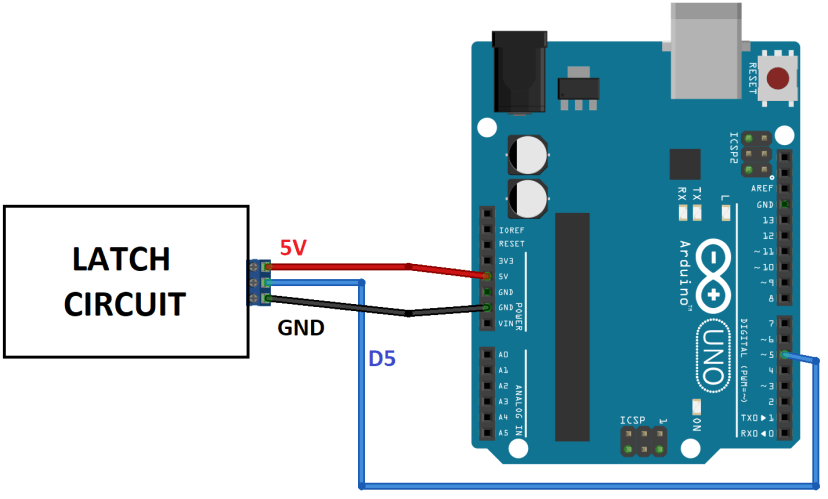 power latch circuit schematics arduino