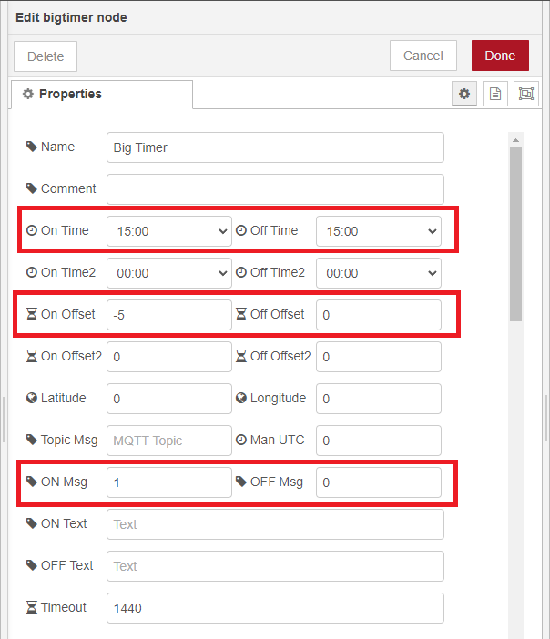 Big Timer Node Fill Details
