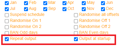 Big timer MQTT node settings