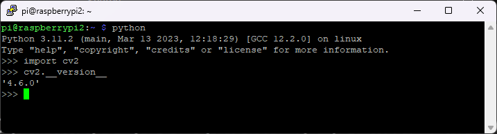 Testing OpenCV Installation on Raspberry Pi