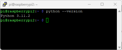 Installing OpenCV on Raspberry Pi check python version