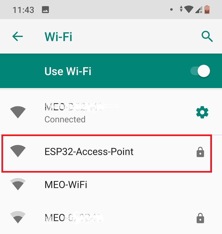 ESP32 Server Access Point AP Connection