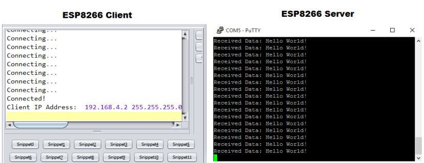 data received esp8266