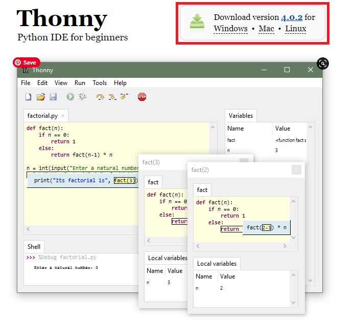 Download Thonny IDE