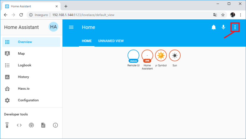 ESP32-CAM camera board IP address web Server IP CAM home assistant integration