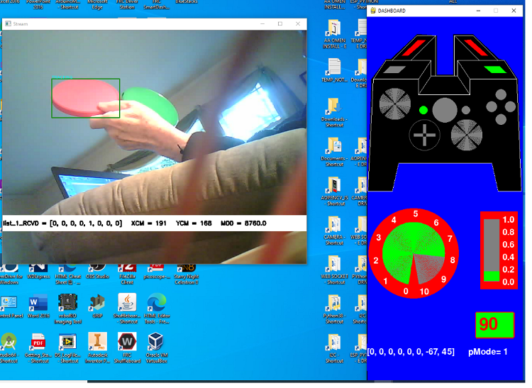 ESP32-CAM OpenCV python streaming system