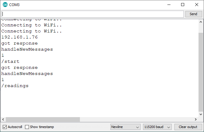 ESP32 ESP8266 Telegram Request Sensor Readings Serial Monitor