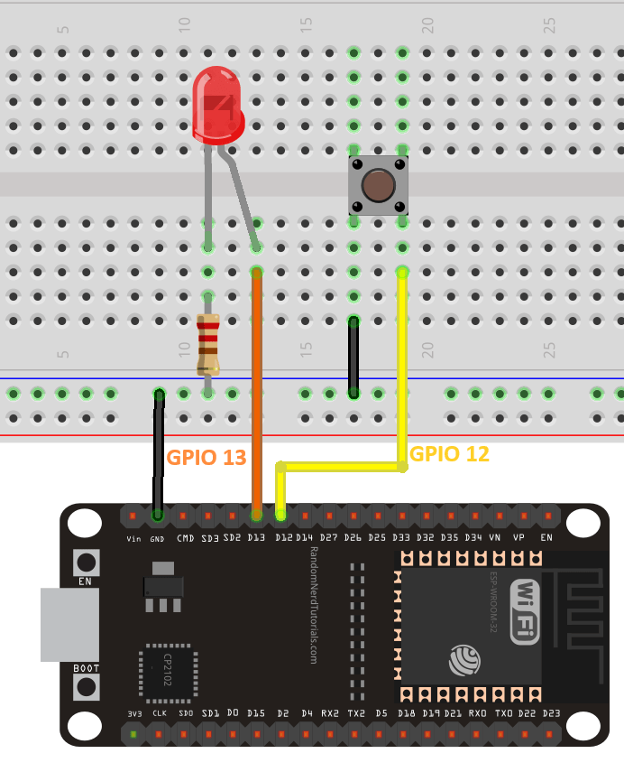 ESP32 MicroPython debounce pushbutton with a timer